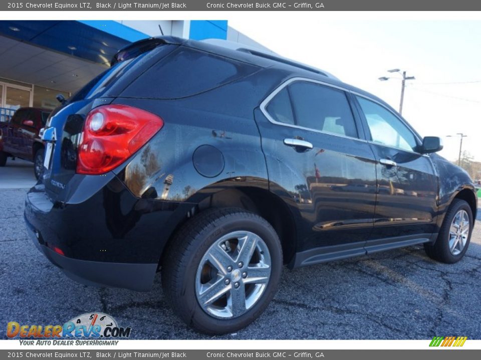 2015 Chevrolet Equinox LTZ Black / Light Titanium/Jet Black Photo #7