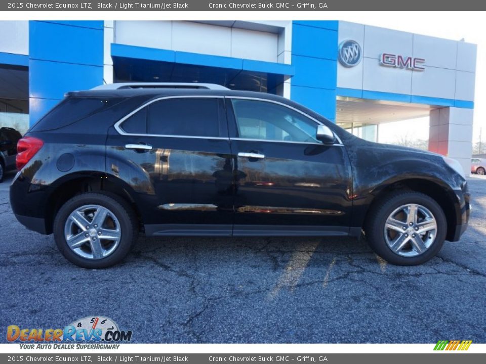 2015 Chevrolet Equinox LTZ Black / Light Titanium/Jet Black Photo #8