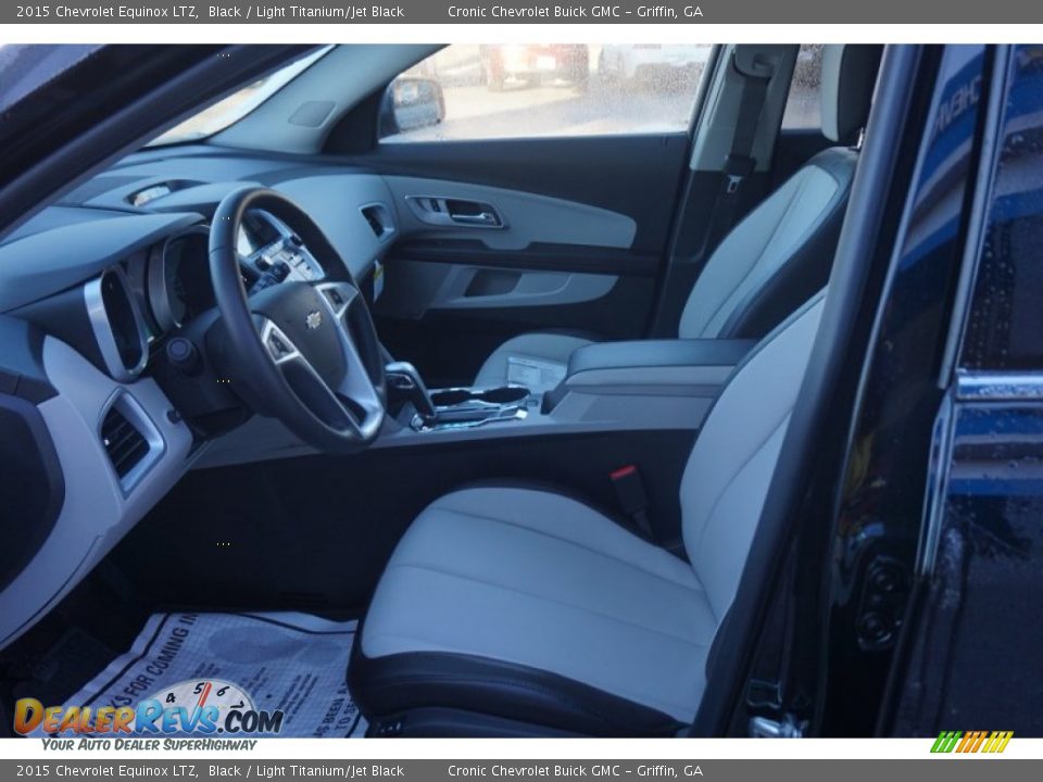 2015 Chevrolet Equinox LTZ Black / Light Titanium/Jet Black Photo #9