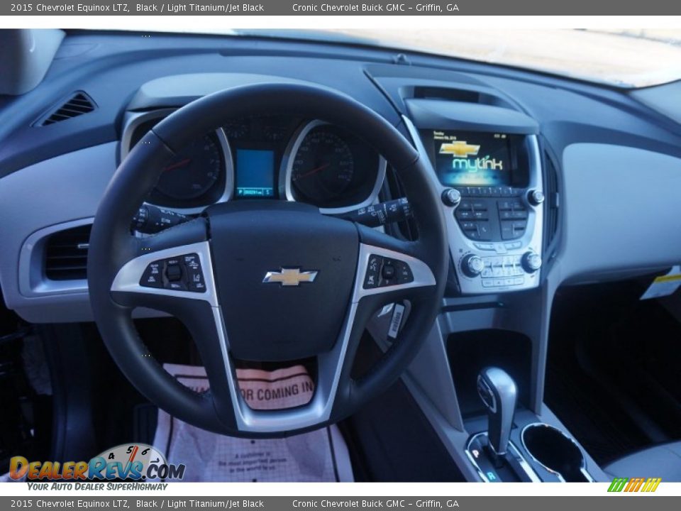 2015 Chevrolet Equinox LTZ Black / Light Titanium/Jet Black Photo #10