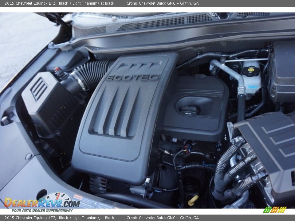 2015 Chevrolet Equinox LTZ Black / Light Titanium/Jet Black Photo #12
