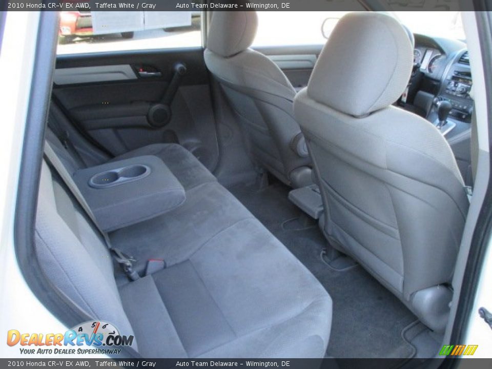 2010 Honda CR-V EX AWD Taffeta White / Gray Photo #18