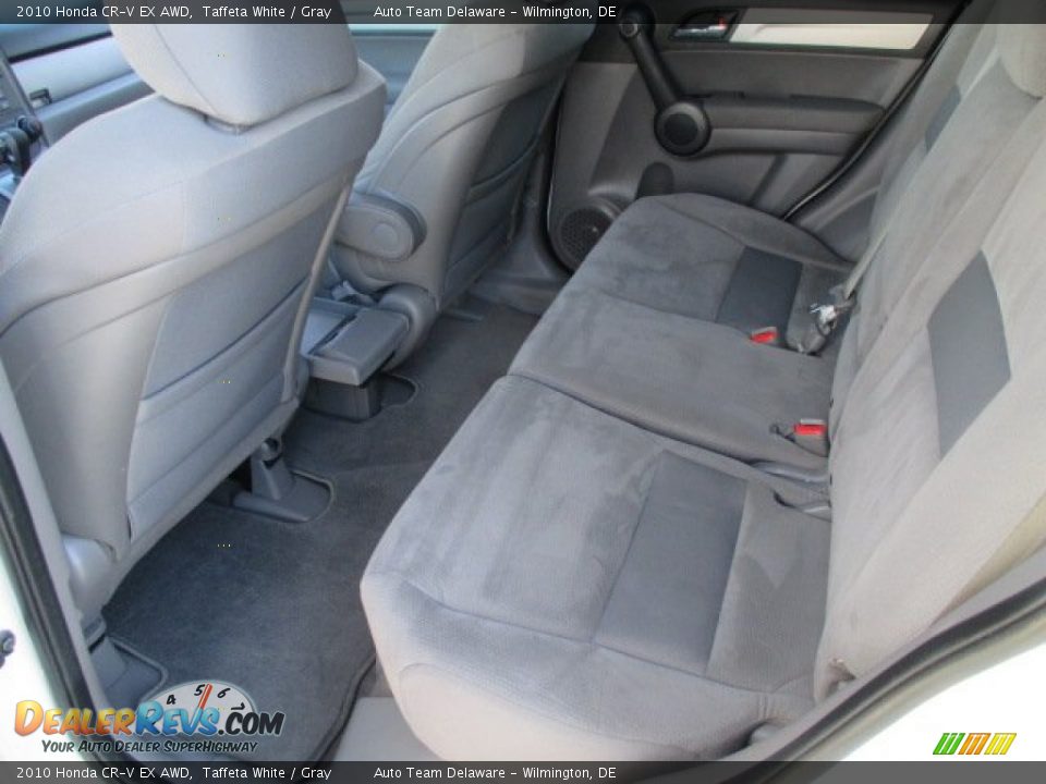 2010 Honda CR-V EX AWD Taffeta White / Gray Photo #20