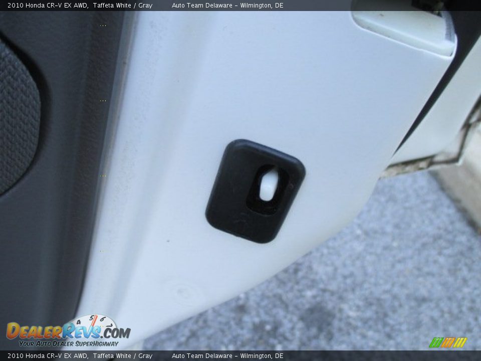 2010 Honda CR-V EX AWD Taffeta White / Gray Photo #27