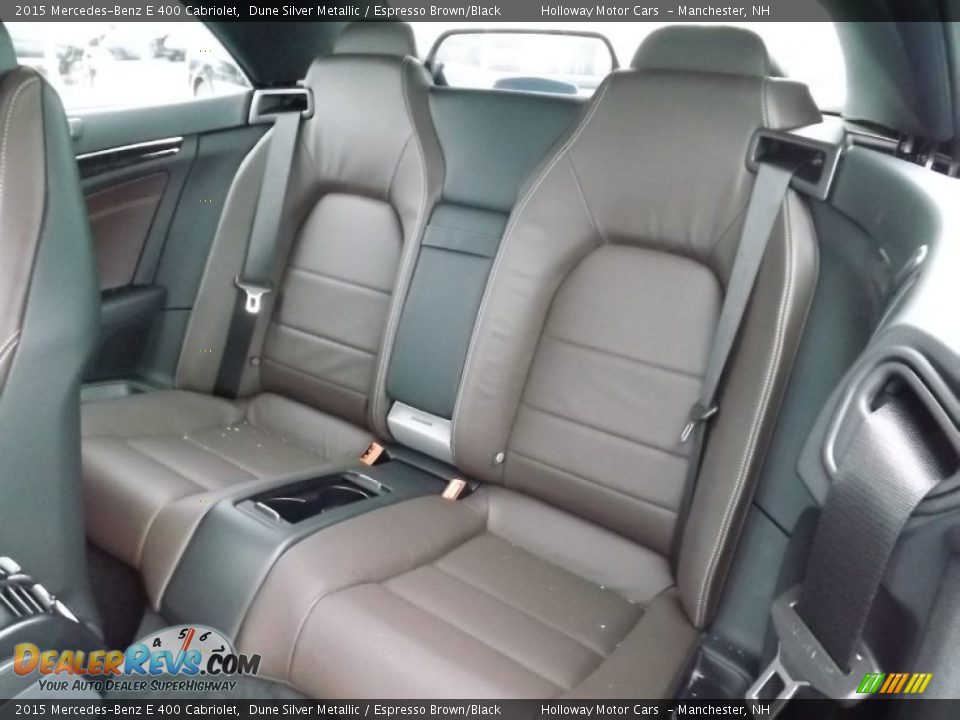 Rear Seat of 2015 Mercedes-Benz E 400 Cabriolet Photo #7