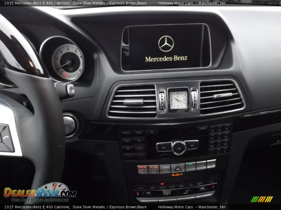 2015 Mercedes-Benz E 400 Cabriolet Dune Silver Metallic / Espresso Brown/Black Photo #12