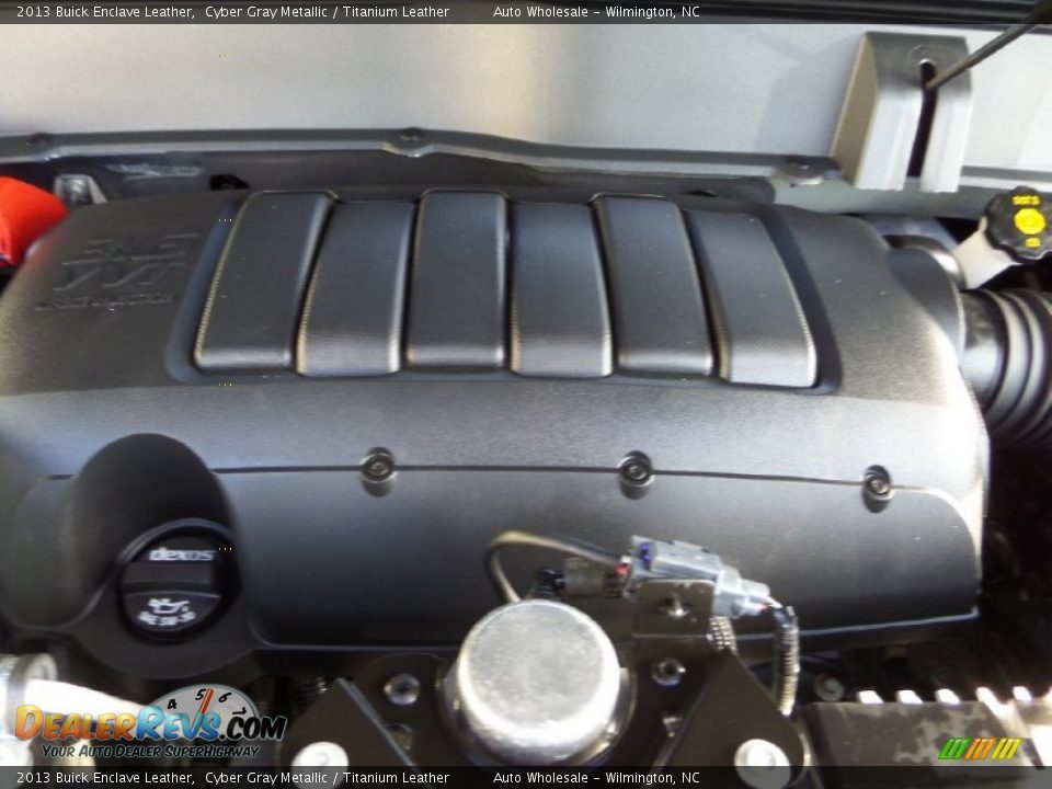 2013 Buick Enclave Leather Cyber Gray Metallic / Titanium Leather Photo #6