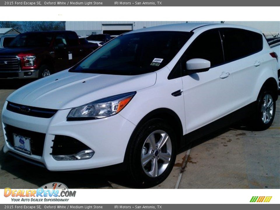 2015 Ford Escape SE Oxford White / Medium Light Stone Photo #5