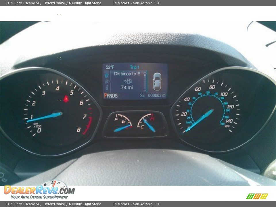 2015 Ford Escape SE Oxford White / Medium Light Stone Photo #19