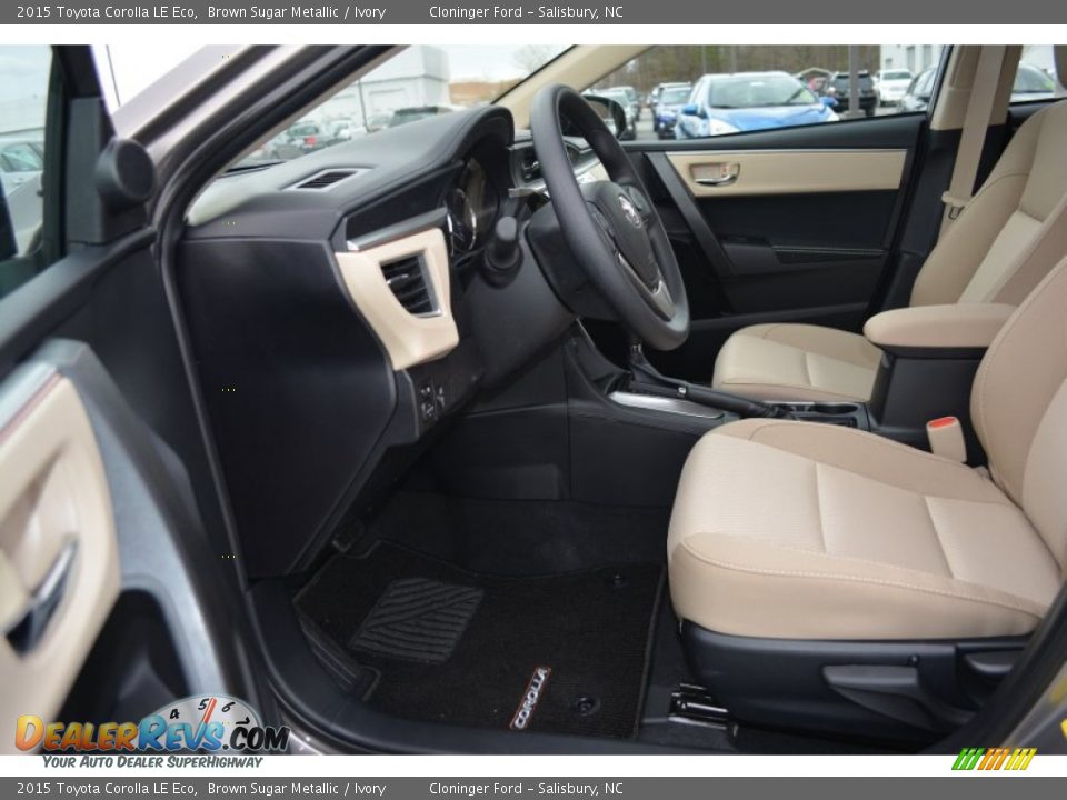 Front Seat of 2015 Toyota Corolla LE Eco Photo #6