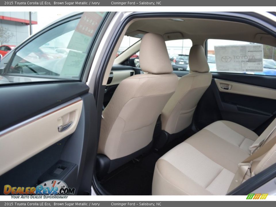 Rear Seat of 2015 Toyota Corolla LE Eco Photo #9