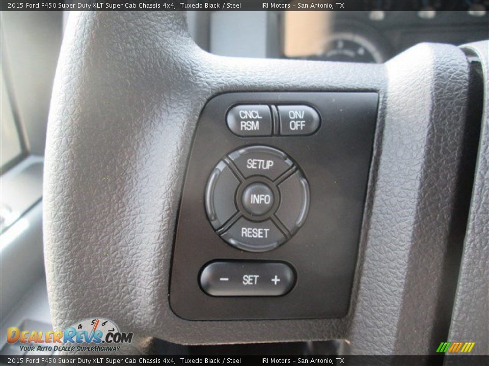 Controls of 2015 Ford F450 Super Duty XLT Super Cab Chassis 4x4 Photo #19