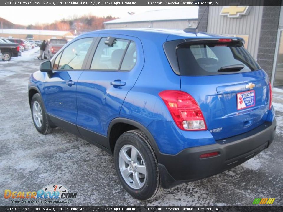 2015 Chevrolet Trax LS AWD Brilliant Blue Metallic / Jet Black/Light Titanium Photo #6