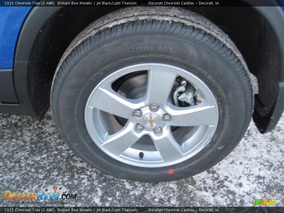 2015 Chevrolet Trax LS AWD Brilliant Blue Metallic / Jet Black/Light Titanium Photo #7