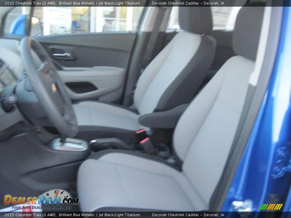 2015 Chevrolet Trax LS AWD Brilliant Blue Metallic / Jet Black/Light Titanium Photo #8