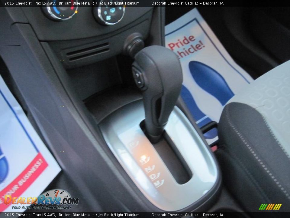 2015 Chevrolet Trax LS AWD Brilliant Blue Metallic / Jet Black/Light Titanium Photo #13
