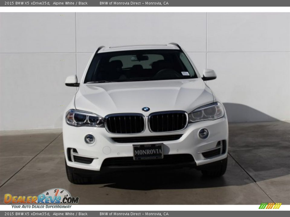 2015 BMW X5 xDrive35d Alpine White / Black Photo #3
