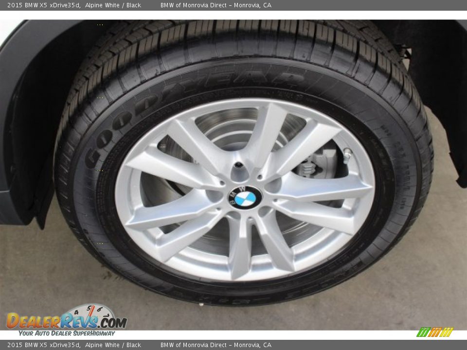 2015 BMW X5 xDrive35d Alpine White / Black Photo #4