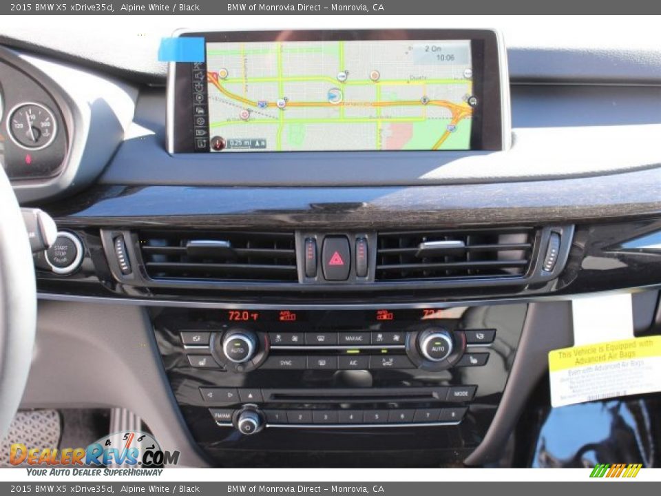 2015 BMW X5 xDrive35d Alpine White / Black Photo #8