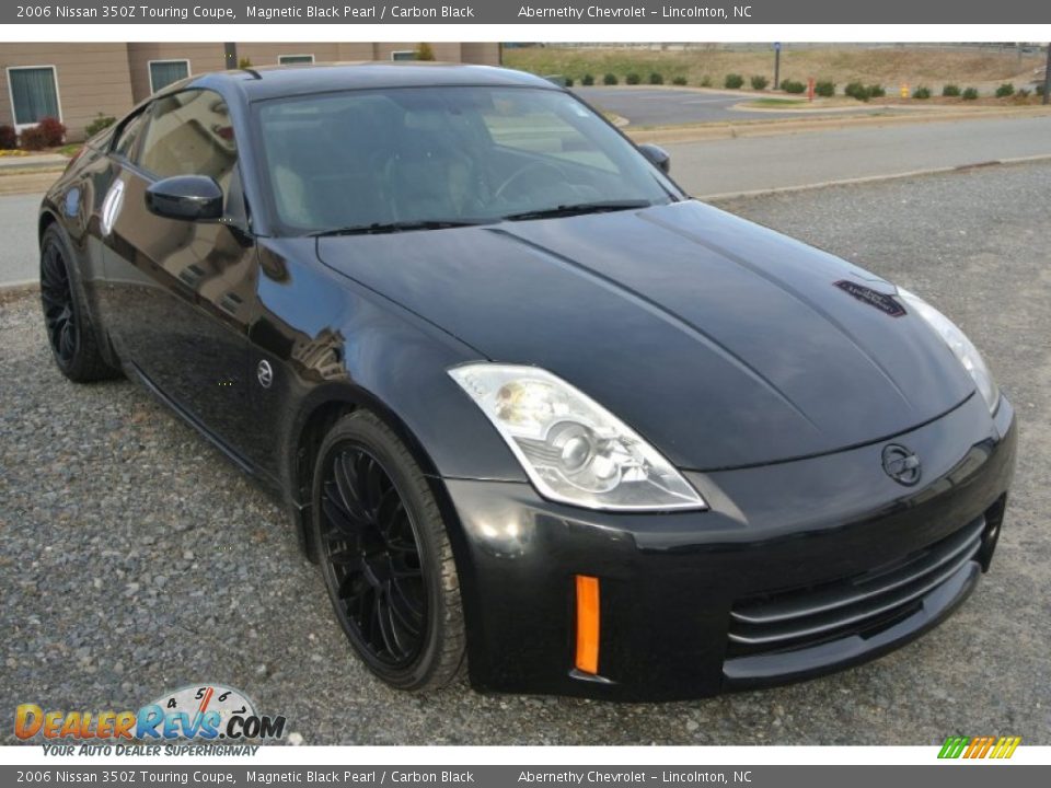 2006 Nissan 350Z Touring Coupe Magnetic Black Pearl / Carbon Black Photo #1