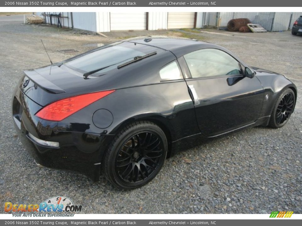 2006 Nissan 350Z Touring Coupe Magnetic Black Pearl / Carbon Black Photo #4