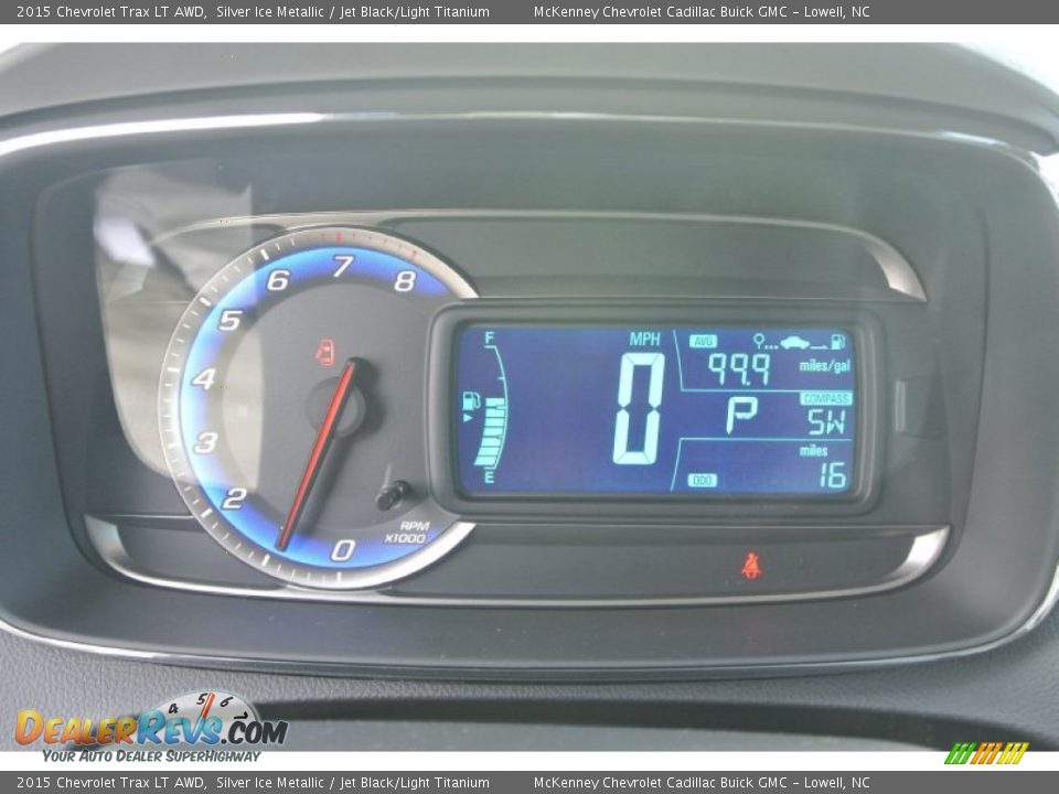 2015 Chevrolet Trax LT AWD Silver Ice Metallic / Jet Black/Light Titanium Photo #15