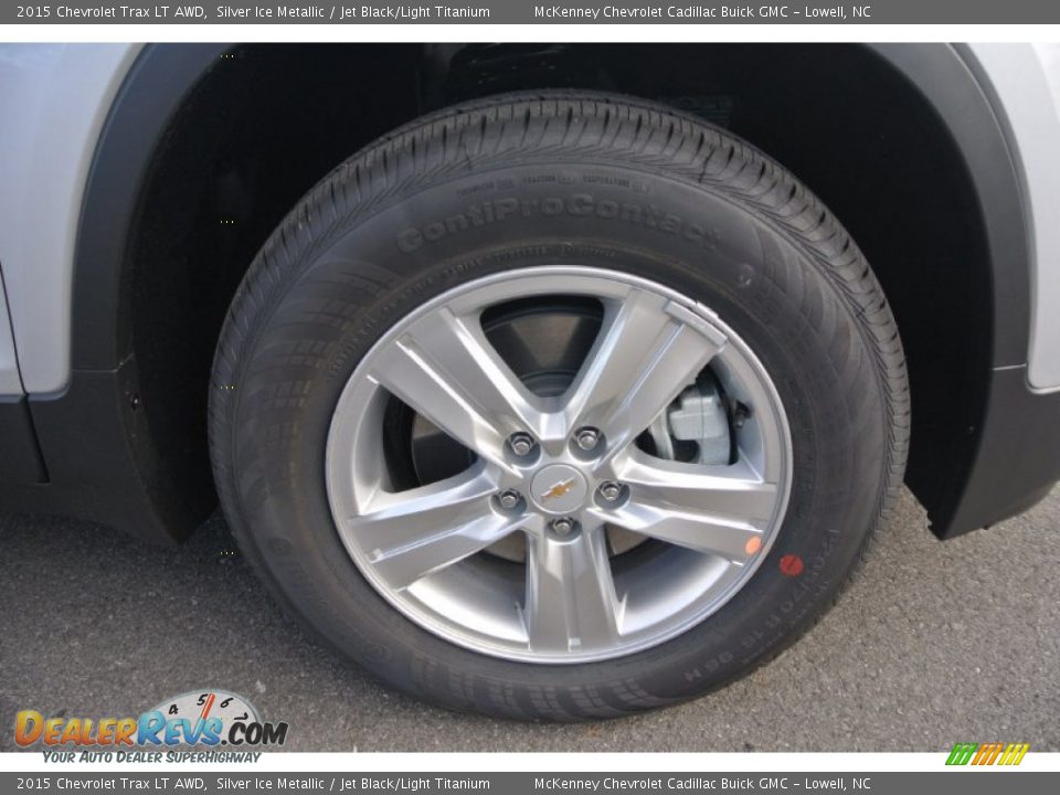 2015 Chevrolet Trax LT AWD Silver Ice Metallic / Jet Black/Light Titanium Photo #21