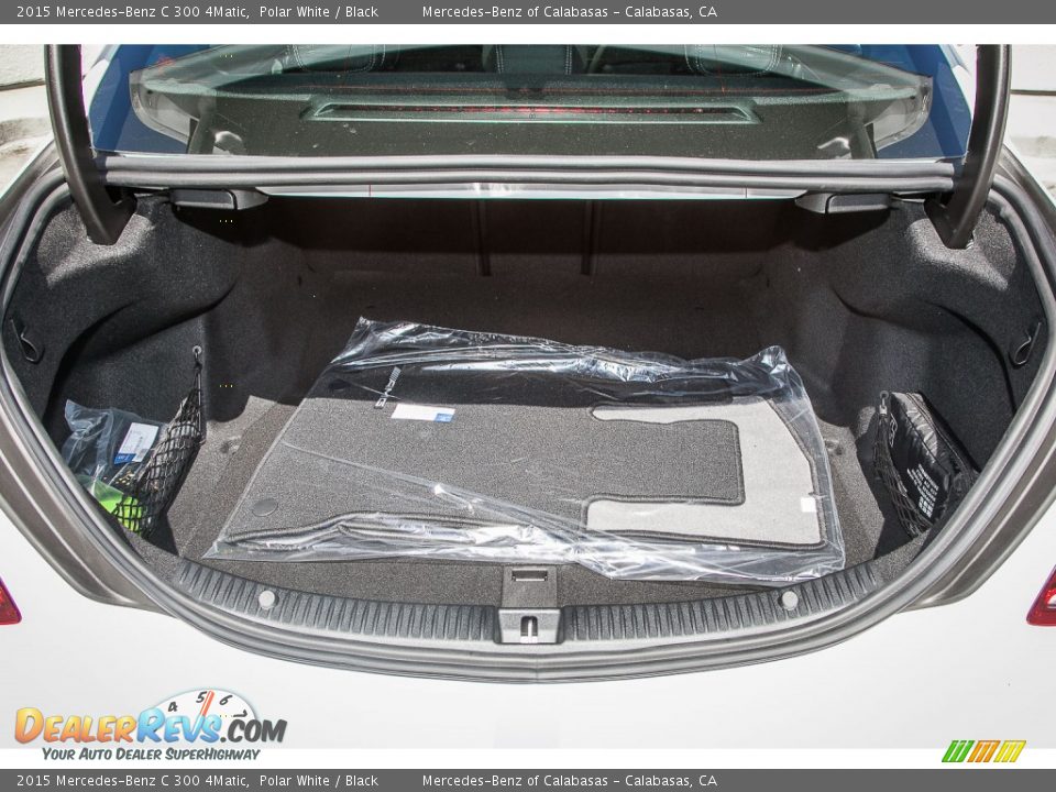 2015 Mercedes-Benz C 300 4Matic Polar White / Black Photo #4