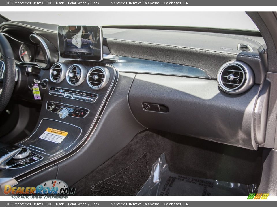 2015 Mercedes-Benz C 300 4Matic Polar White / Black Photo #8