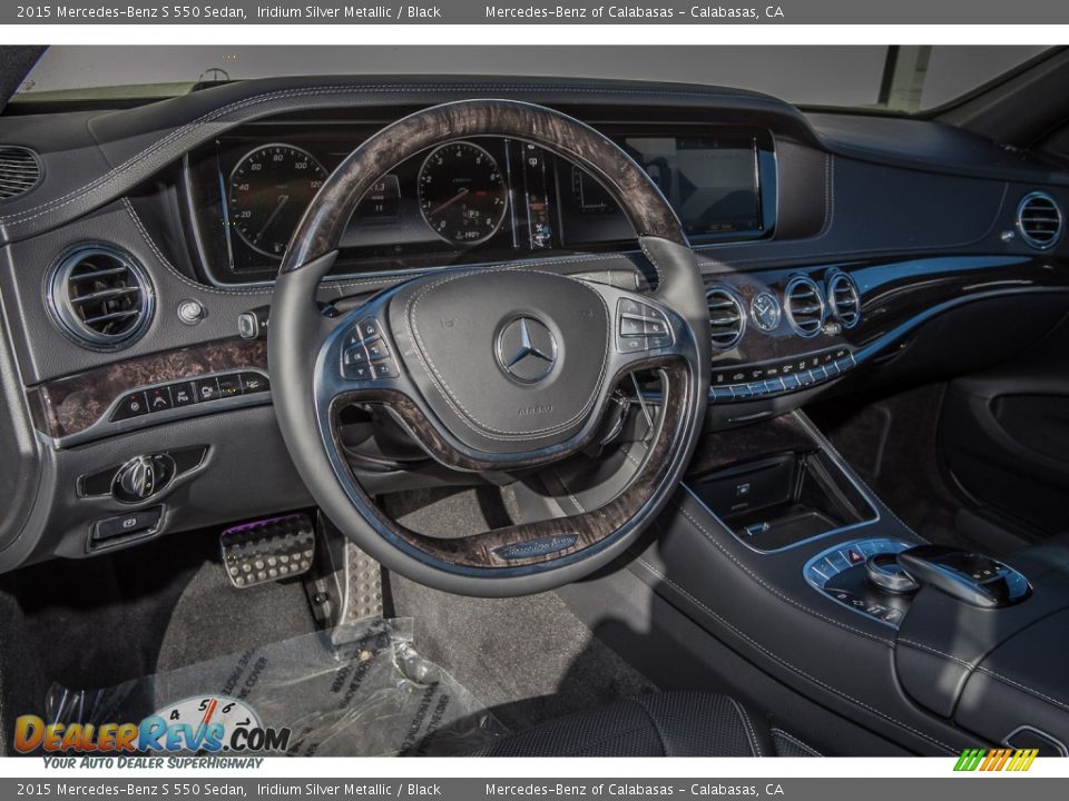 2015 Mercedes-Benz S 550 Sedan Iridium Silver Metallic / Black Photo #5