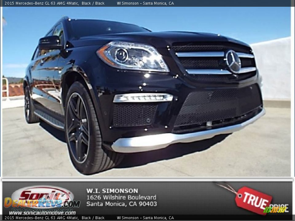 2015 Mercedes-Benz GL 63 AMG 4Matic Black / Black Photo #1
