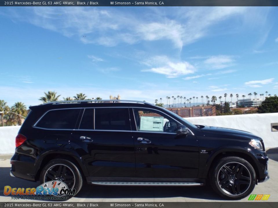 2015 Mercedes-Benz GL 63 AMG 4Matic Black / Black Photo #3