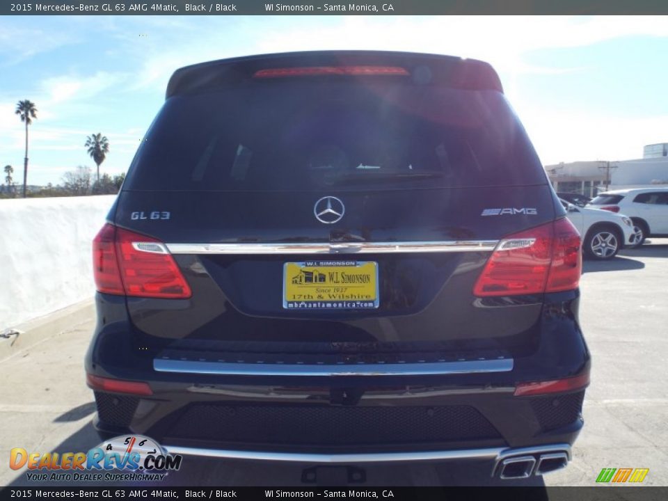 2015 Mercedes-Benz GL 63 AMG 4Matic Black / Black Photo #5