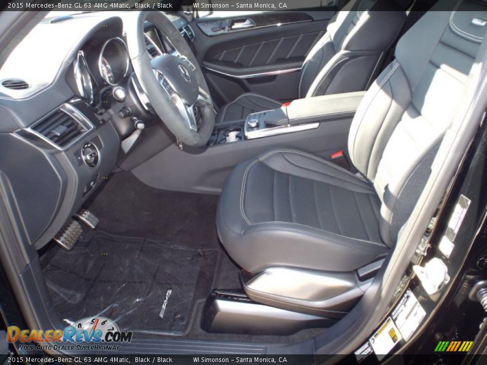 2015 Mercedes-Benz GL 63 AMG 4Matic Black / Black Photo #8