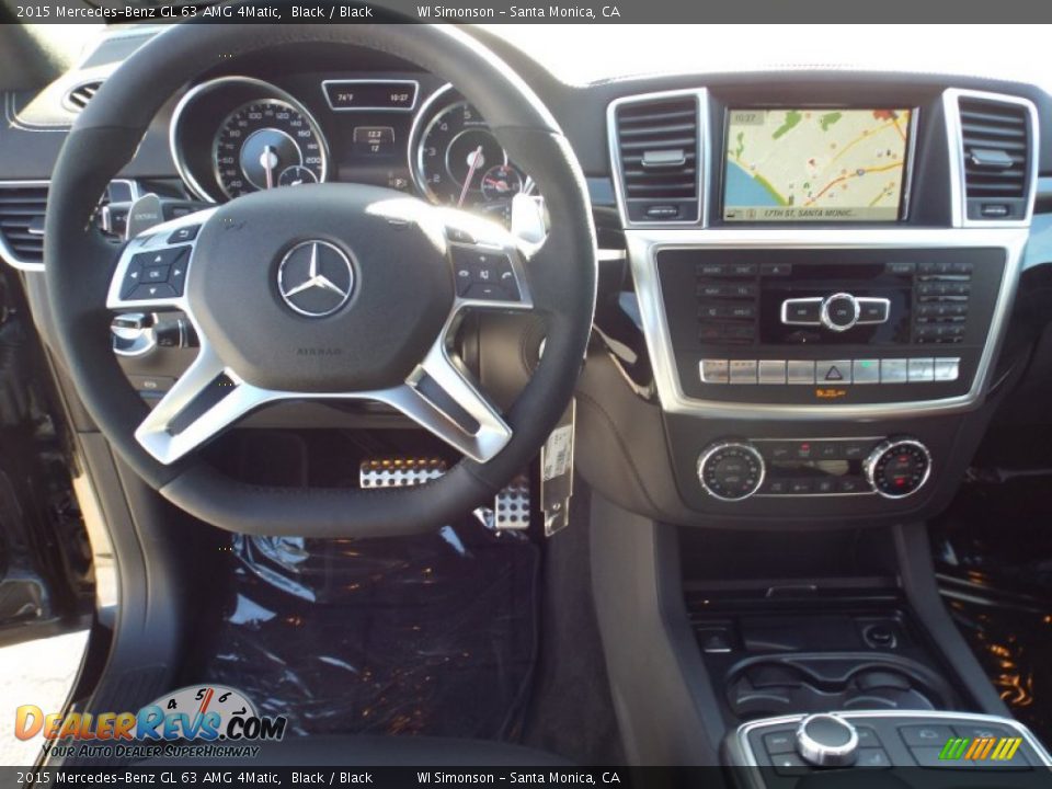 2015 Mercedes-Benz GL 63 AMG 4Matic Black / Black Photo #10