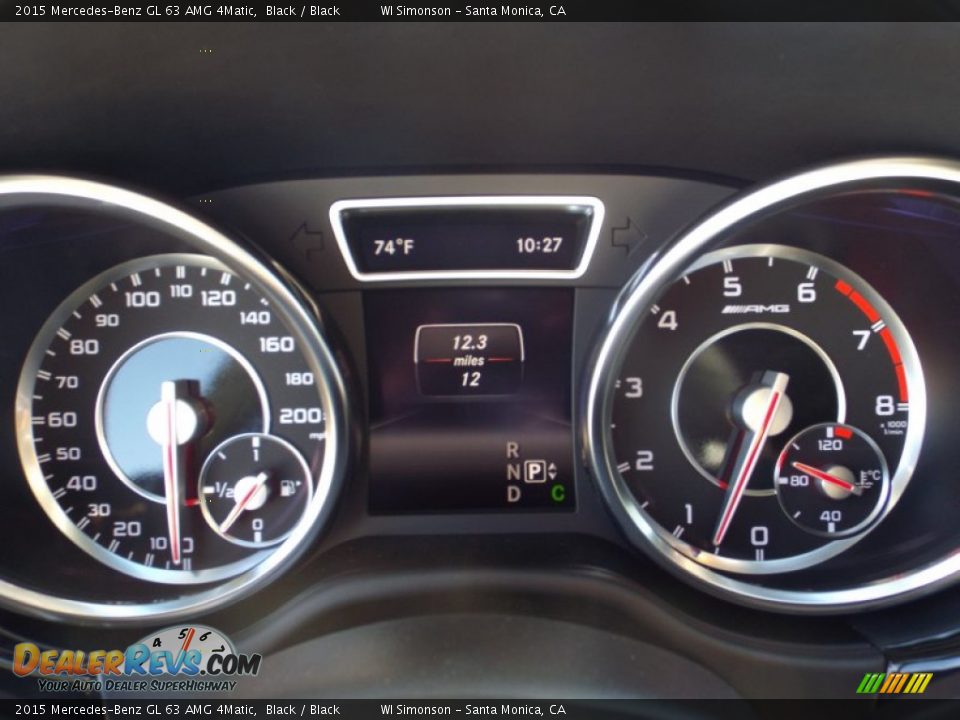 2015 Mercedes-Benz GL 63 AMG 4Matic Black / Black Photo #11