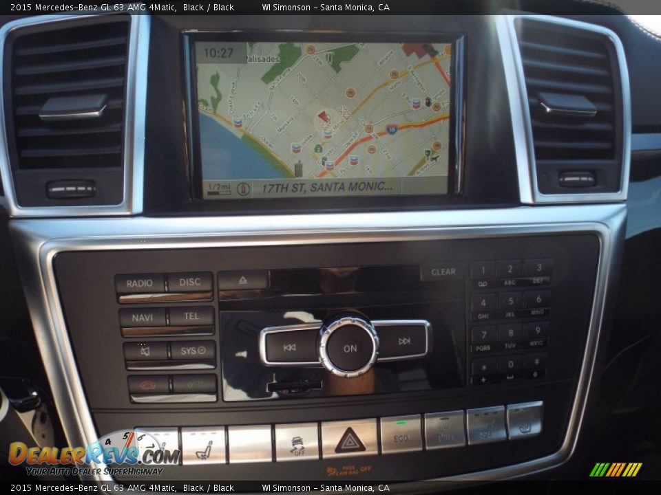 2015 Mercedes-Benz GL 63 AMG 4Matic Black / Black Photo #12