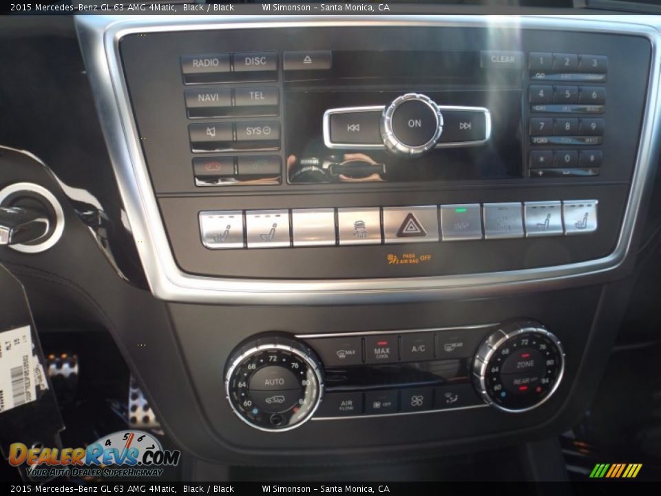 2015 Mercedes-Benz GL 63 AMG 4Matic Black / Black Photo #14