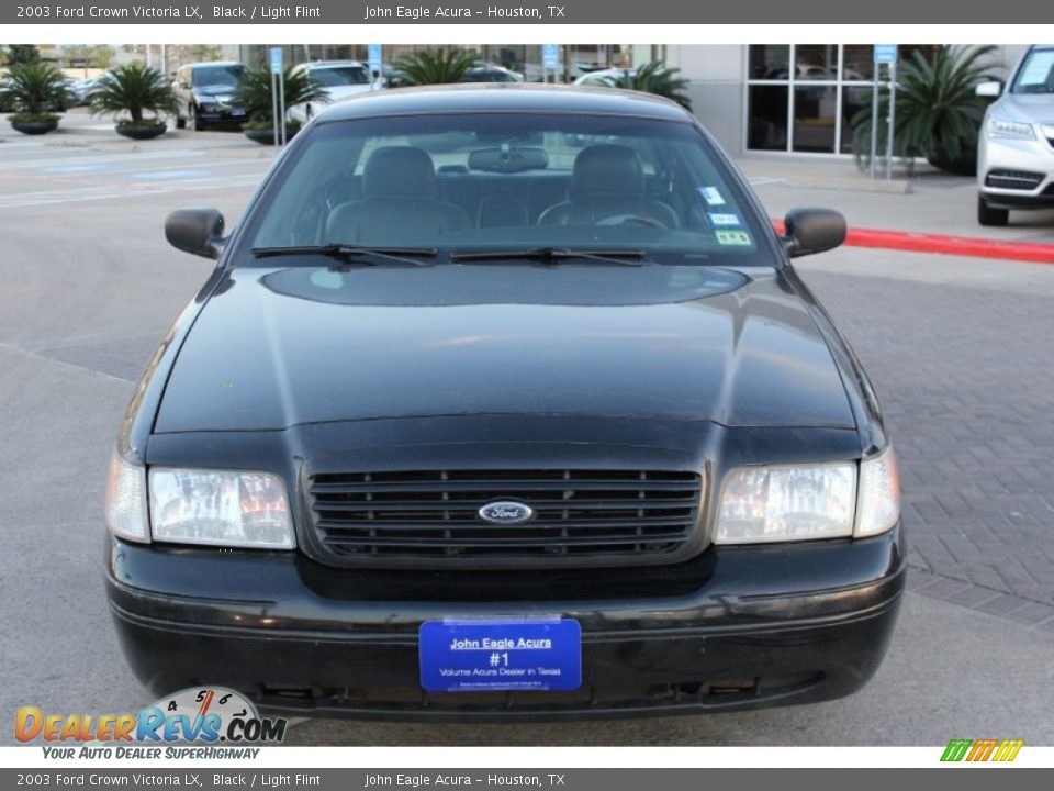 2003 Ford Crown Victoria LX Black / Light Flint Photo #4
