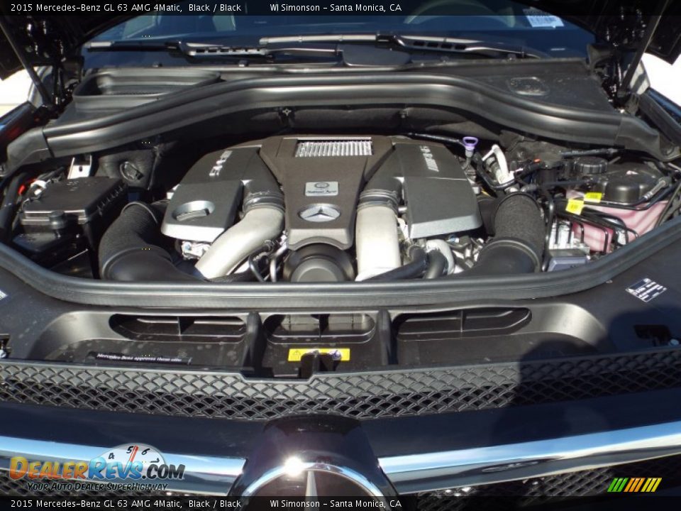 2015 Mercedes-Benz GL 63 AMG 4Matic Black / Black Photo #18