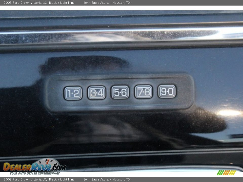 2003 Ford Crown Victoria LX Black / Light Flint Photo #10