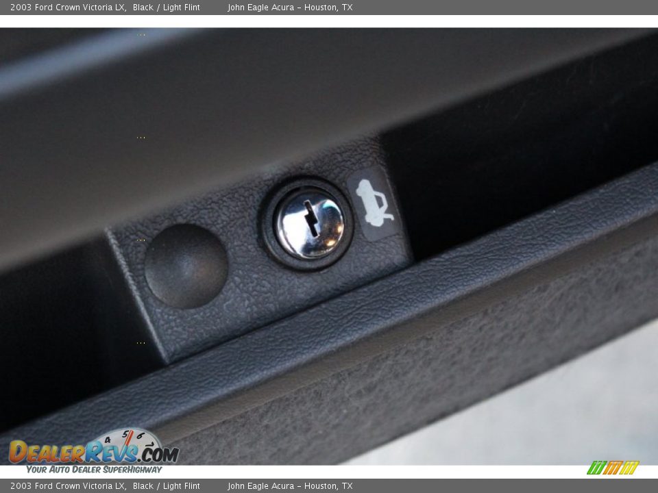 2003 Ford Crown Victoria LX Black / Light Flint Photo #23