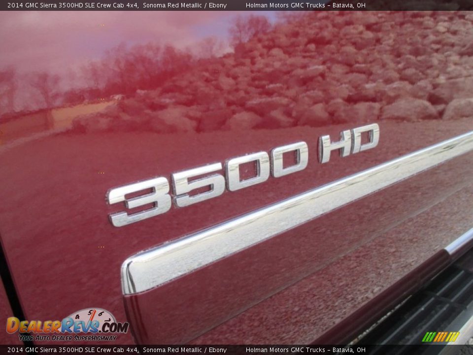 2014 GMC Sierra 3500HD SLE Crew Cab 4x4 Sonoma Red Metallic / Ebony Photo #5