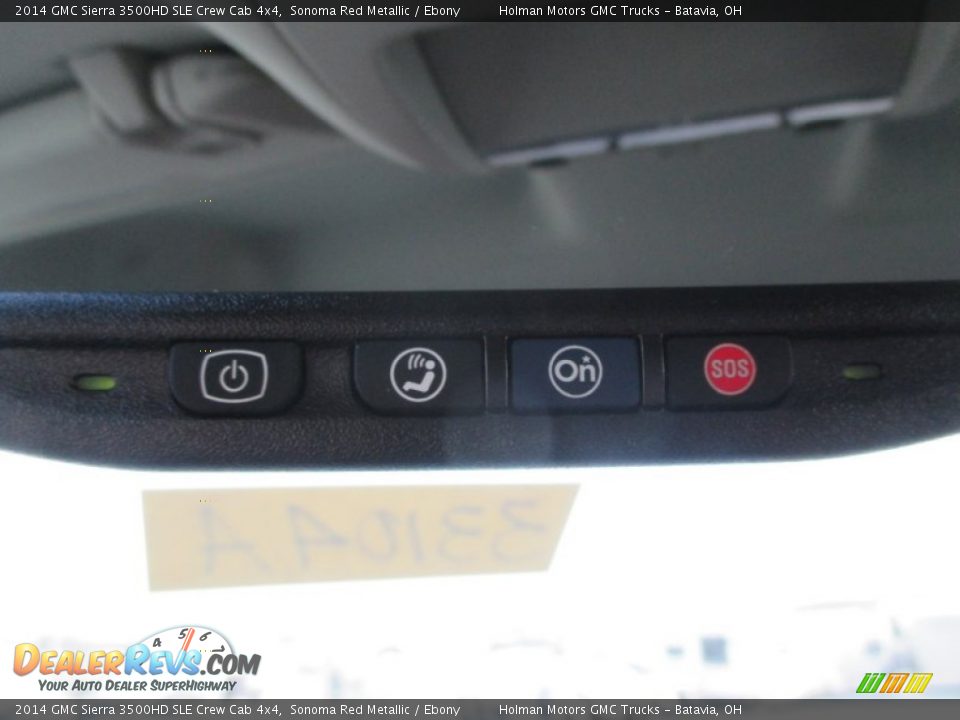 2014 GMC Sierra 3500HD SLE Crew Cab 4x4 Sonoma Red Metallic / Ebony Photo #22