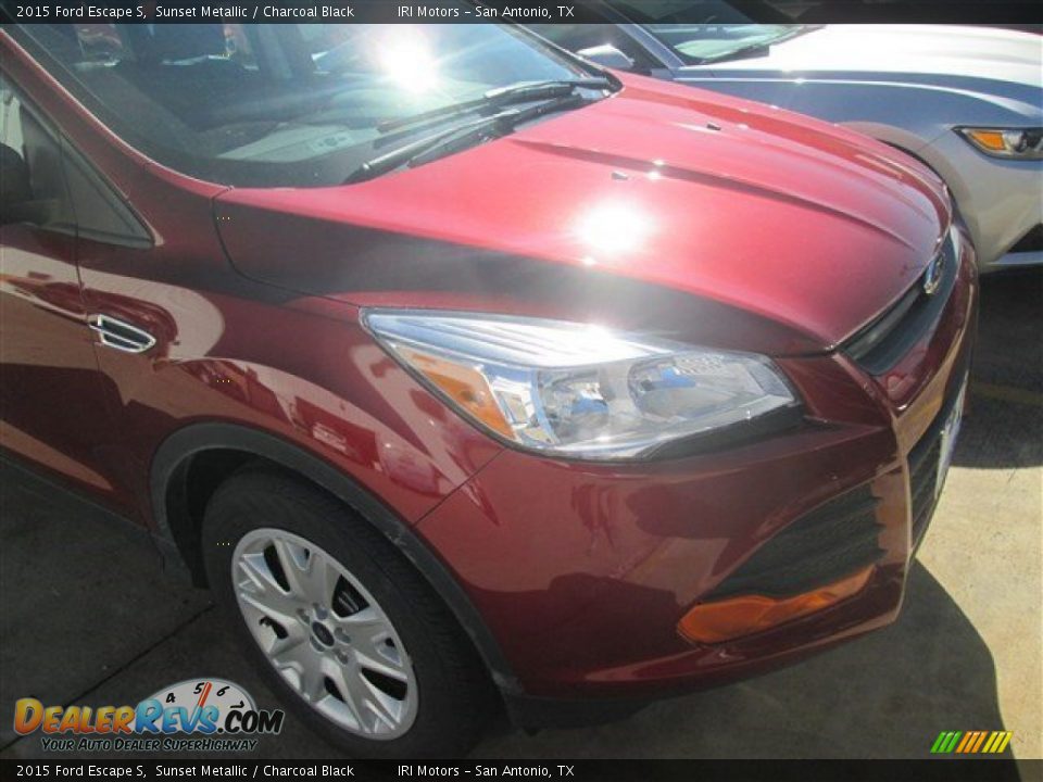 2015 Ford Escape S Sunset Metallic / Charcoal Black Photo #2