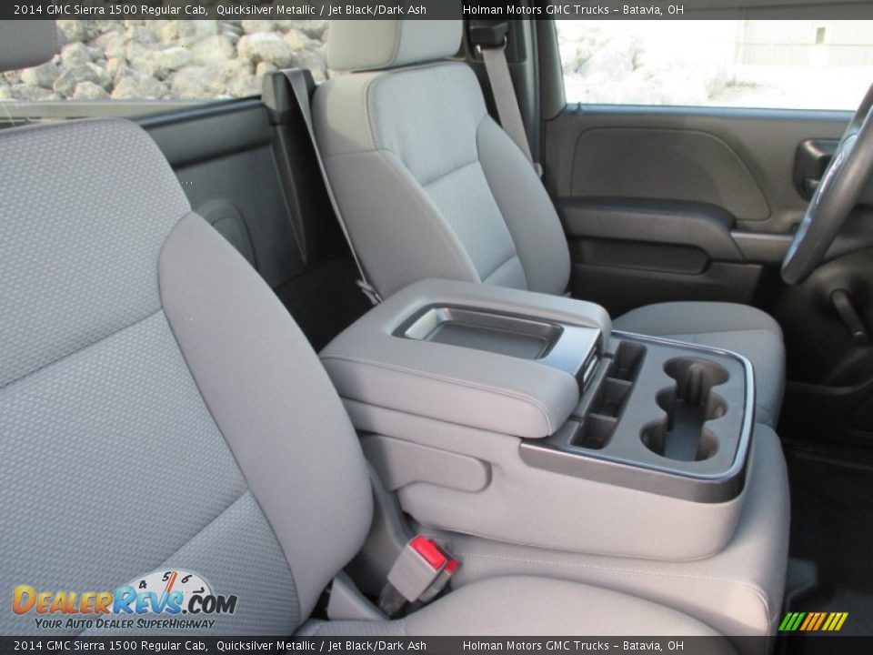 2014 GMC Sierra 1500 Regular Cab Quicksilver Metallic / Jet Black/Dark Ash Photo #19