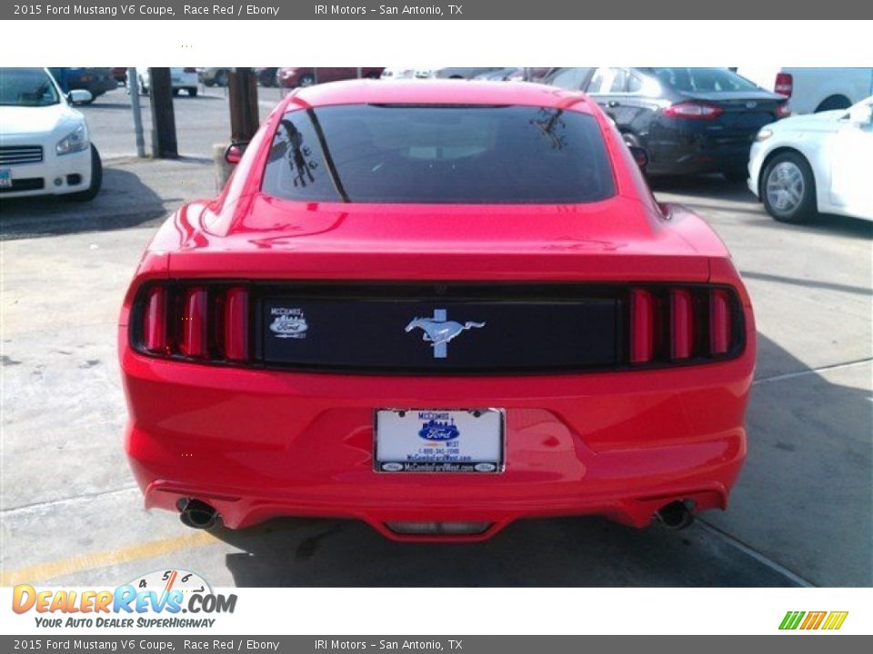 2015 Ford Mustang V6 Coupe Race Red / Ebony Photo #11