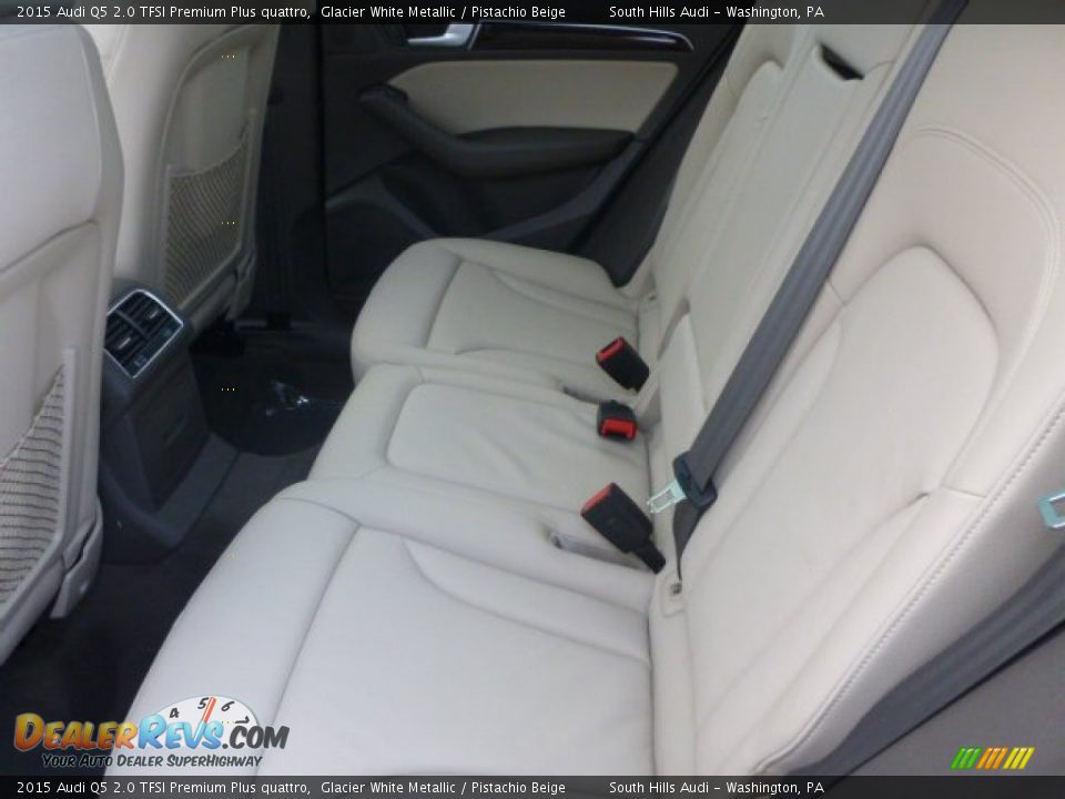 2015 Audi Q5 2.0 TFSI Premium Plus quattro Glacier White Metallic / Pistachio Beige Photo #9