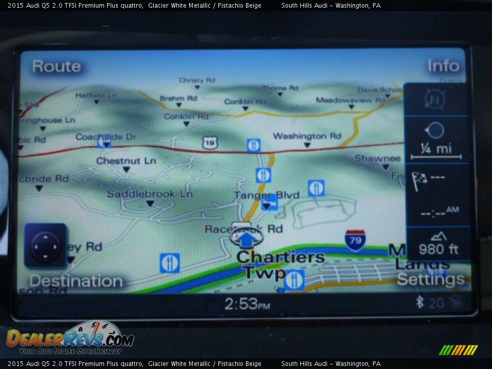 2015 Audi Q5 2.0 TFSI Premium Plus quattro Glacier White Metallic / Pistachio Beige Photo #14