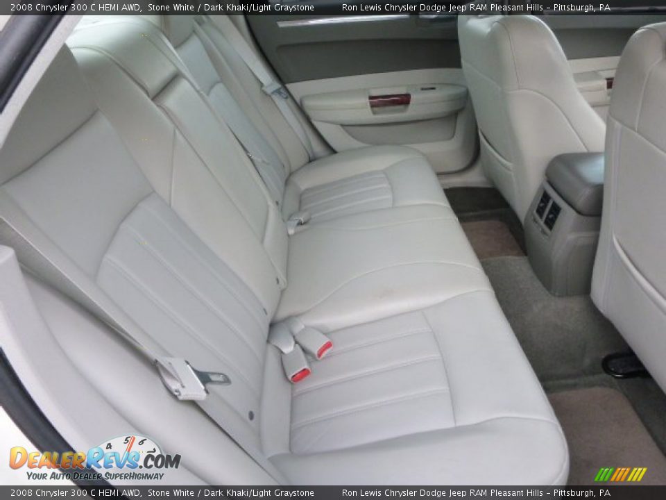 2008 Chrysler 300 C HEMI AWD Stone White / Dark Khaki/Light Graystone Photo #11